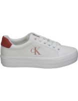 zapatillas para mujer plataforma calvin klein w016690k6 en blanco 40