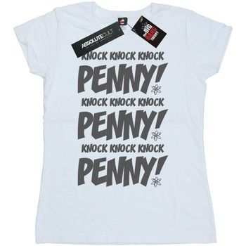 The Big Bang Theory Camiseta manga larga Knock Knock Penny para mujer