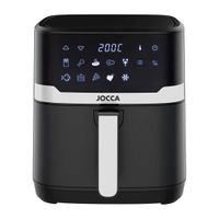 jocca freidora de aire digital 65l con 9 programas automaticos y  pantalla led tactil