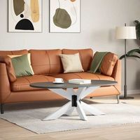 pata de mesarpierna de mesa de centro en forma de arana blanco 98x58x42-43cm