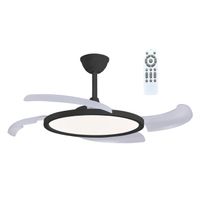ventilador led con aspas retractiles key cct dim 43w