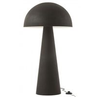 lampara de seta de metal negro 51x51x975 cm