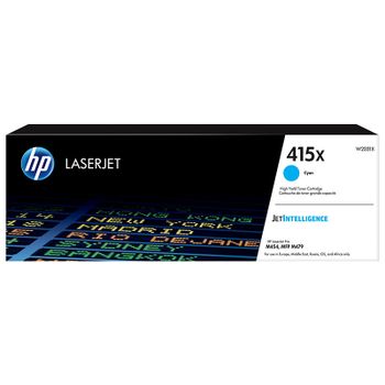 HP 415X (W2031X) Cyan Original High Capacity Toner Cartridge
