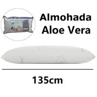 almohada de 105cm mixta fibra medidas 105 x 40 cmcolor blancodosantexfespu