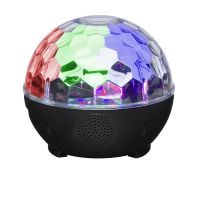 altavoces denver portatiles bluetooth 6w inalambricos y luces de discoteca
