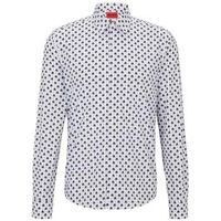 hugo camisa manga larga gt21080 para hombre