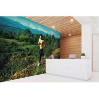 fotomural vinilo running sin camiseta 350 x 250 cm