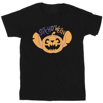 Disney Camiseta Stitch O Ween para niña