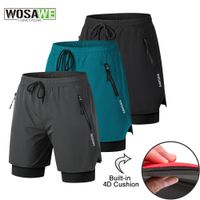 wosawe-pantalones cortos de ciclismo para hombre shorts acolchados 2 en 1 para bicicleta de montana pantalones cortos de secado rapido para bicicleta de descenso de doble capa