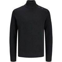 jack  jones jersey 12245219 jcofilo winter knit half zip black para hombre