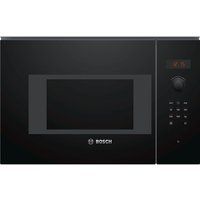 bosch bfl523mb0b built-in solo microwave - black black