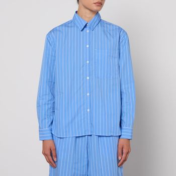 MAX&Co. Bari Cotton-Poplin Boyfriend Shirt - UK 8