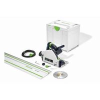 festool ts 55 febq-plus-fs sierra de inmersion - con hoja o160 mm madera  rail fs14002  systainer sys3 m 337 - 577010