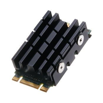 Disipador de Calor FinalCool IceSoul 01 M.2 2242-2230 para SSD, Disipador de Calor de Doble Cara, con Almohadilla Térmica de Silicona para PC / PS5 M.2 NVMe SSD