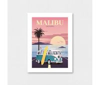 lamina decorativa malibu 40x30cm color rosa