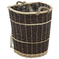 cesto de lena con correas transporte sauce natural 445x37x50cm vidaxl