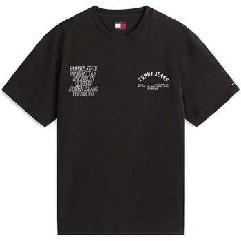 Tommy Jeans Camiseta Graphic Boroughs T-Shirt Black para hombre