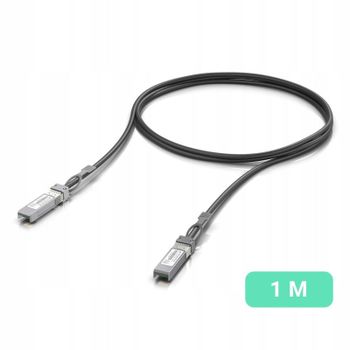 Cable SFP+ Ubiquiti UACC-DAC-SFP10-1M 1m 10Gbps Macho/Macho para Conexión Directa
