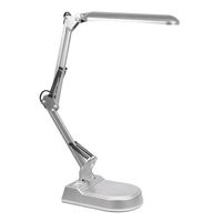 bel air home - 10w snodabile flexo led desk lamp bridge con 3 temperature di luce 3000-4000-6000k argento