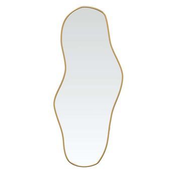 Espejo De Pared Dorado 80x35 Cm Vidaxl