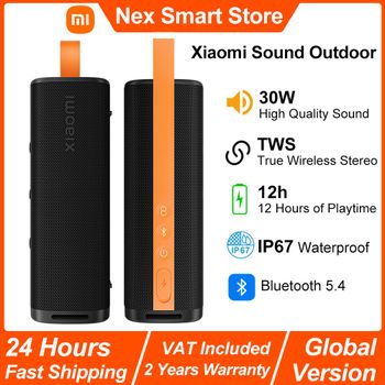 Versión Global Xiaomi Sound Outdoor, altavoz portátil de 30W, Combo estéreo TWS, batería de larga duración de 12 horas, altavoz inalámbrico IP67 BT5.4