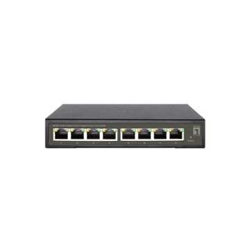 Switch LevelOne GES-2108 8 Puertos Gigabit L2 Gestión Web VLAN Sin Ventilador