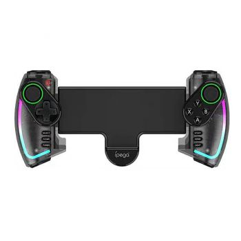 Ipega PG-9777S Joystick de sala Bluetooth con diseño telescópico, controlador de juego con luz RGB y vibración de doble