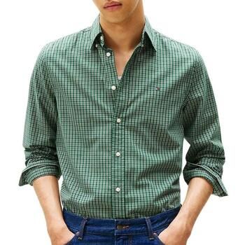 Tommy Hilfiger Camisa manga larga Flex Poplin para hombre