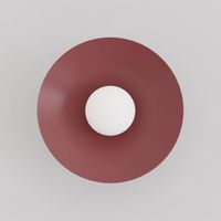aplique de pared osum m granate opal