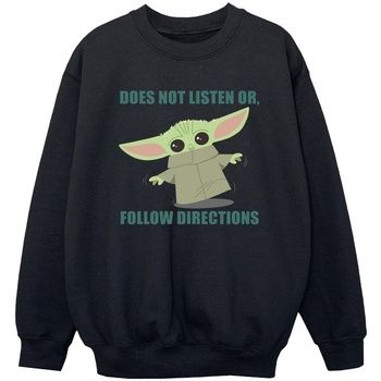 Disney Jersey The Mandalorian Does Not Listen para niño