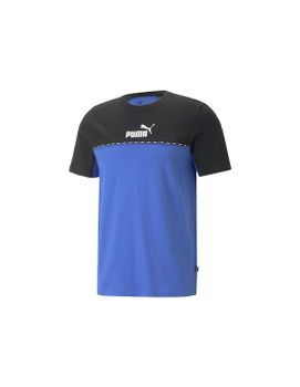 Camiseta Puma Essentials Block X Tape Hombre Royal Sapphire