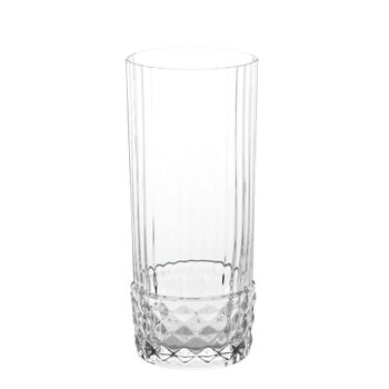 Jarra de cerveza de vidrio transparente