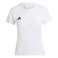adidas adizero essential camiseta de running mujeres-blanco