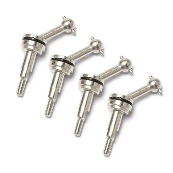 4PCS Wltoys 284131 284161 284010 K969 K979 K989 K999 P929 P939 RC 1/28 Eje de transmisión de CVD actualizado de metal de