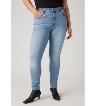 Levi's para mujer. 18882-0601 Jeans 721 High Rise Skinny azul (28/28), Casual, Algodón, Denim