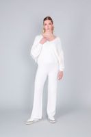 sueter con flecos off white s