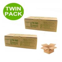 original multipack kyocera fs-1800 printer toner cartridges 2 pack -tk60