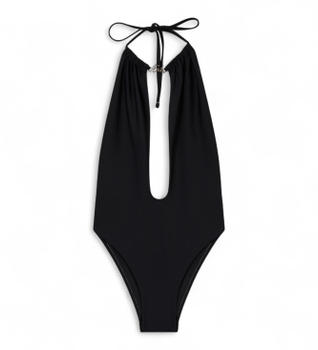 EA7 para mujer. 7W001061_AF20663 Bañador Water Sports negro (XL), Casual, Sintético, Beachwear, Sin mangas / Tirantes