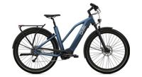 bicicleta electrica de ciudad o2 feel vern 7 2 mid shimano alivio 9v 835 wh 27 5   azul