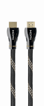 CABLE HDMI 2.1 8K 60HZ GEMBIRD CCBP-HDMI8K-3M PREMIUM TRENZADO ETHERNET 3M NEGRO