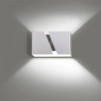 aplique de pared limpo blanco