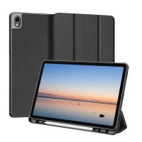 dux ducis-funda con soporte triple para tableta samsung galaxy tab s11 ultra s11 con soporte para boligrafo s funda protectora para dormir y activacion automatica