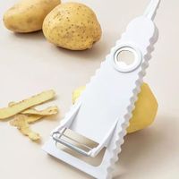 multi-function peeler scraper can opener - stainless steel