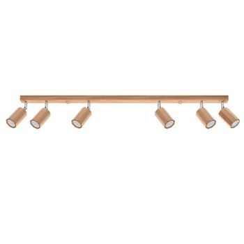 Lámpara de techo roble madera alt. 20 cm