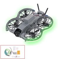 tira de luz nocturna led rcstq con brillo ajustable lampara a prueba de agua para dron dji neo 2