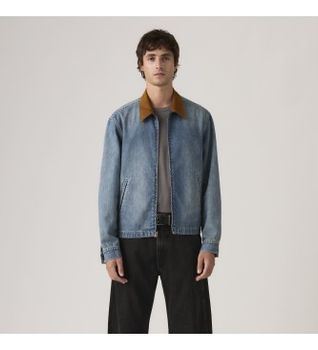Levi's para hombre. 005AF-0003 Chaqueta Castro full zip azul (L), Casual, Algodón
