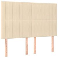 cabeceros 4 udscabecero camapanel de cabecera tela color crema 72x5x7888 cm