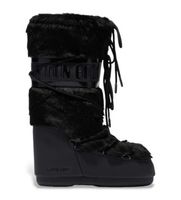 moon boot para mujer 80d1408900 botas icon faux fur negro 3538 plano ninguno casual nieve