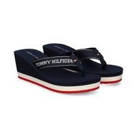 tommy hilfiger chanclas mujer - azul marino talla 40
