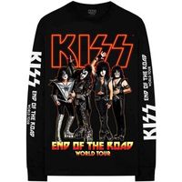 kiss camiseta manga larga end of the road tour para mujer